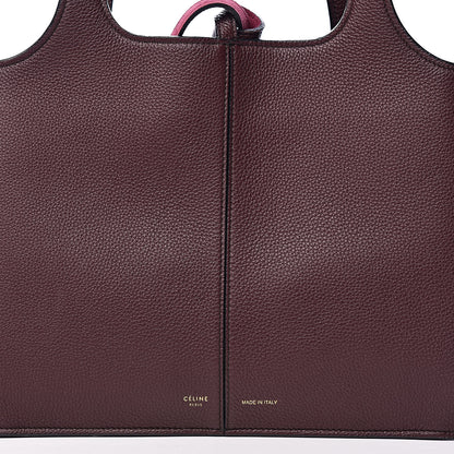 Celine Baby Grained Calfskin Small Tri-Fold Bag Burgundy 14 of 14