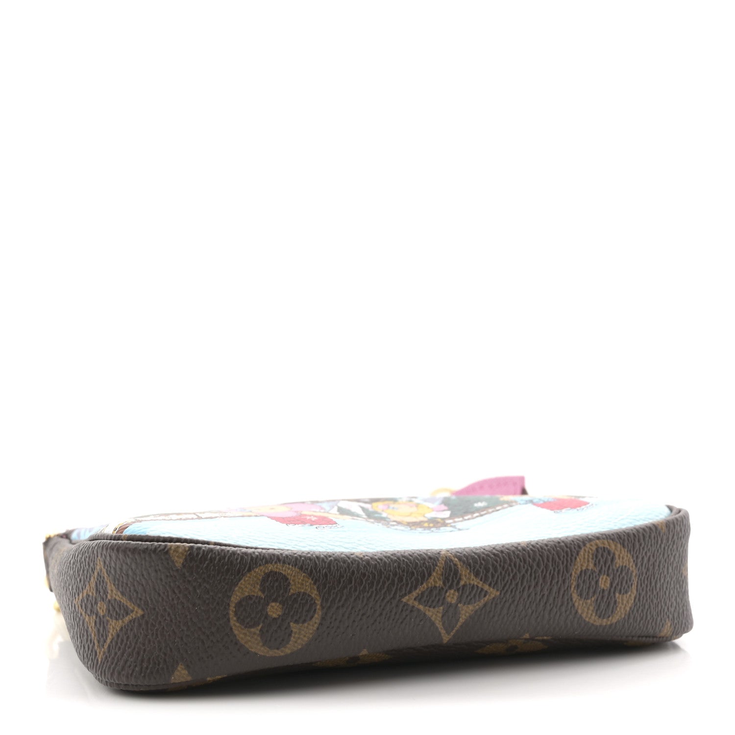 Louis Vuitton Monogram 2023 Christmas Animation Alpine Pochette Accessories Pink 4 of 8