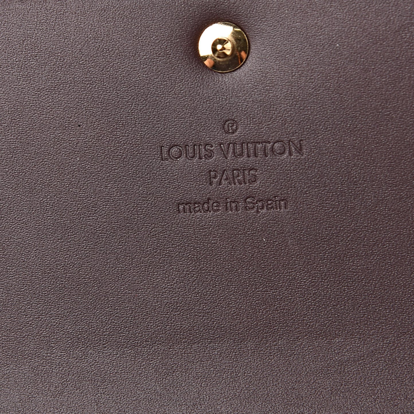 Vernis Business Card Holder Amarante