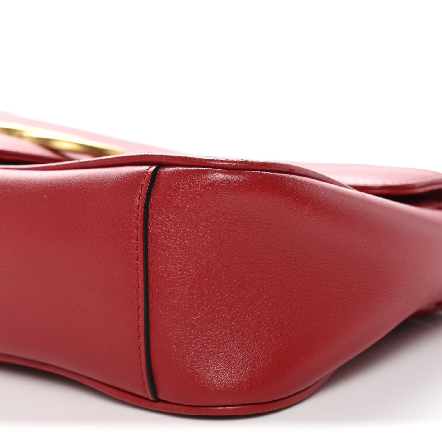 Gucci Calfskin Matelasse Small GG Marmont Shoulder Bag Hibiscus Red 10 of 13