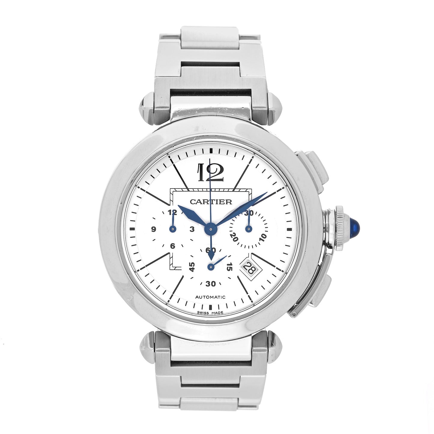 Stainless Steel 42mm Pasha C Chronograph Automatic Watch