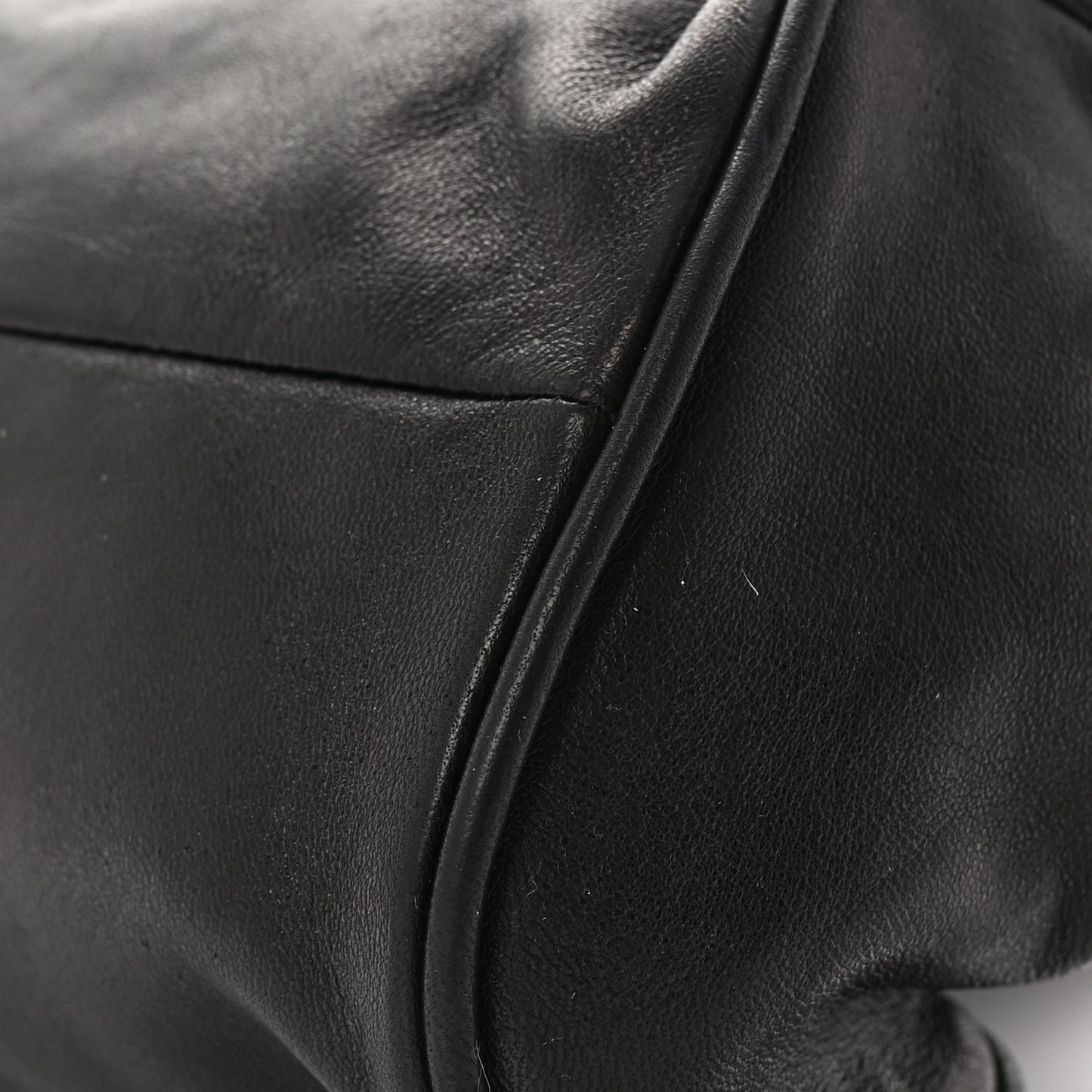 Lambskin Camellia Frame Bag Black