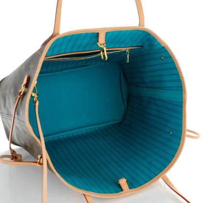 Louis Vuitton Monogram V Neverfull MM Turquoise 5 of 7