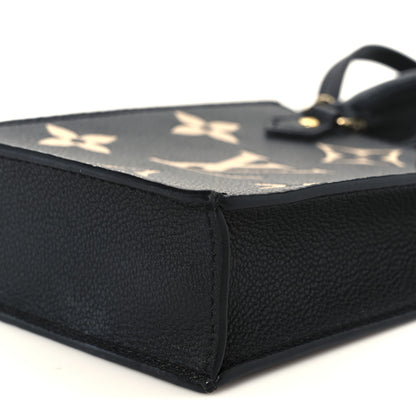 Louis Vuitton Empreinte Monogram Giant Petit Sac Plat Black Beige 9 of 9