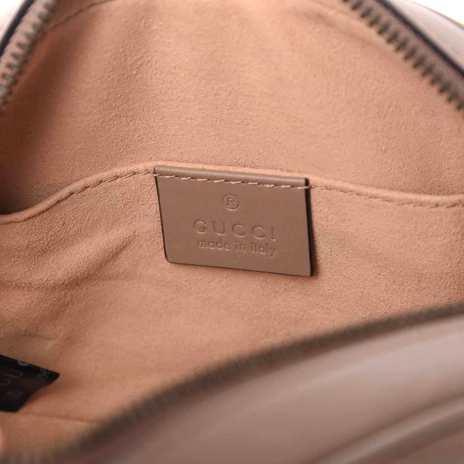 Gucci Calfskin Matelasse GG Marmont Belt Bag 75 30 Porcelain Rose 8 of 11