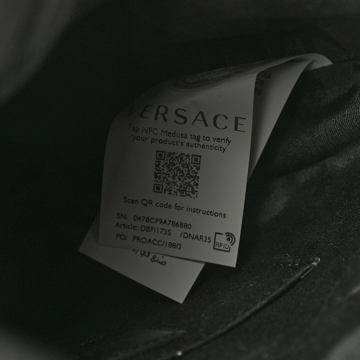 Versace Nappa Quilted Medusa Bucket Bag Black 7 of 12