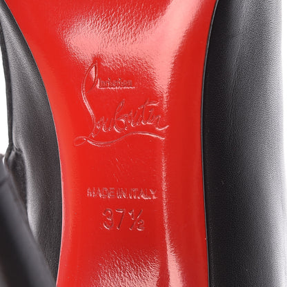 Christian Louboutin Calfskin Belle 100 Ankle Boots 37.5 Black 8 of 10