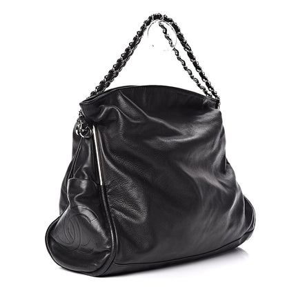Chanel Lambskin Large Ultimate Soft Tote Black 3 of 11