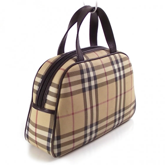 Burberry House Check Classic Plaid Bowler Brown 3 of 9