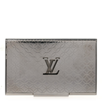 Louis Vuitton Metal Champs Elysees Card Holder Silver 1 of 7
