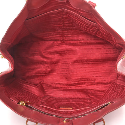 Prada Saffiano Lux Large Tote Fuoco 4 of 20