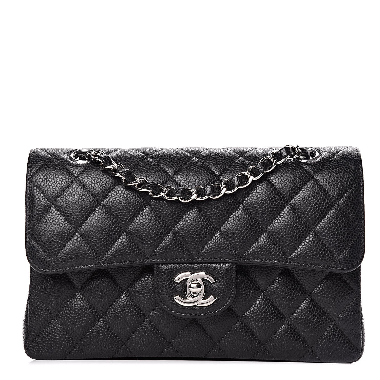 Chanel Caviar Quilted Small Double Flap Black 1 of 10