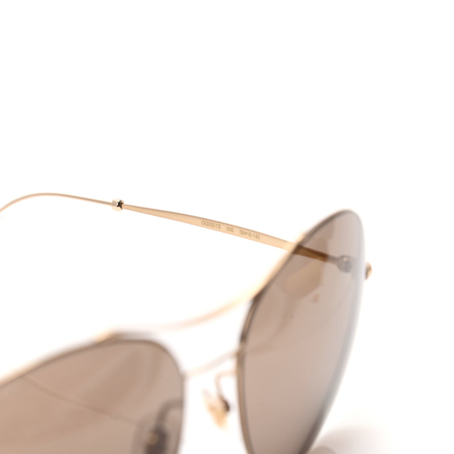 Aviator GG0501S Sunglasses Gold