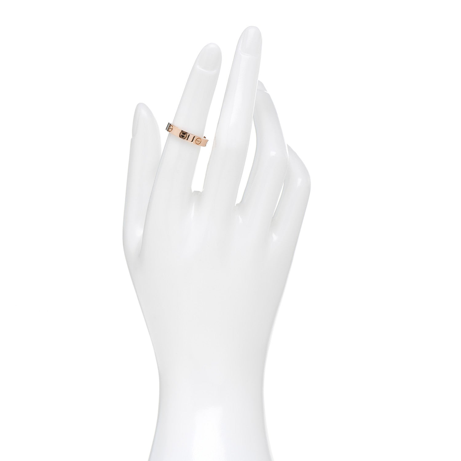 Cartier 18K Pink Gold 3.5mm LOVE Wedding Band Ring 50 5.25 2 of 5