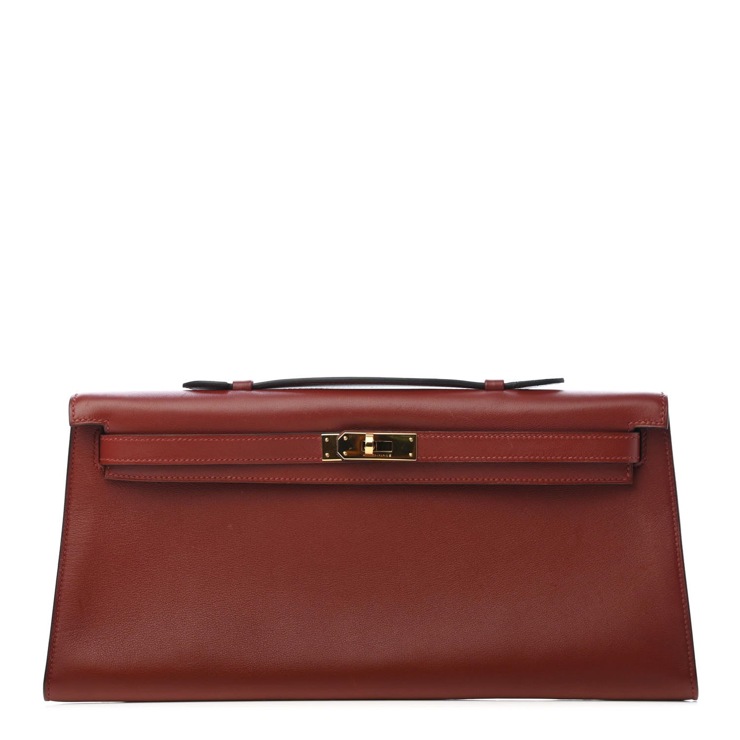 Hermes Swift Kelly Longue Clutch Pochette Rouge H 1 of 6