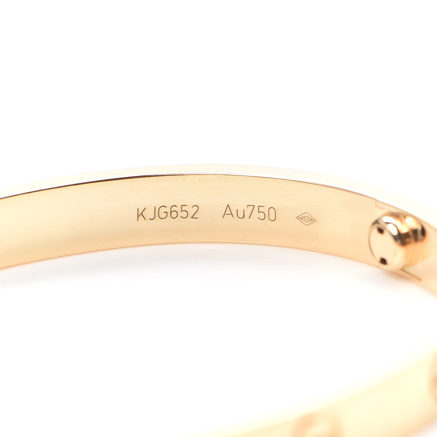 Cartier 18K Yellow Gold LOVE Bracelet 17 4 of 6