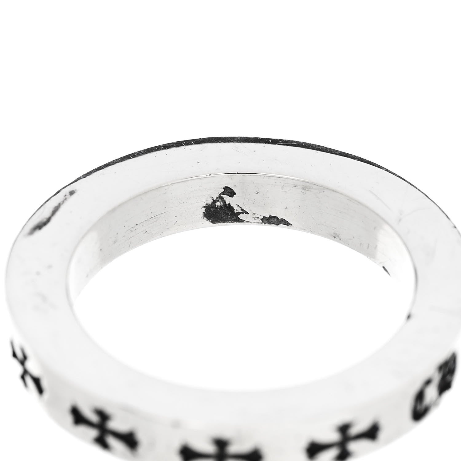 Chrome Hearts Sterling Silver LA Fck You Spacer Ring 49 5 5 of 5