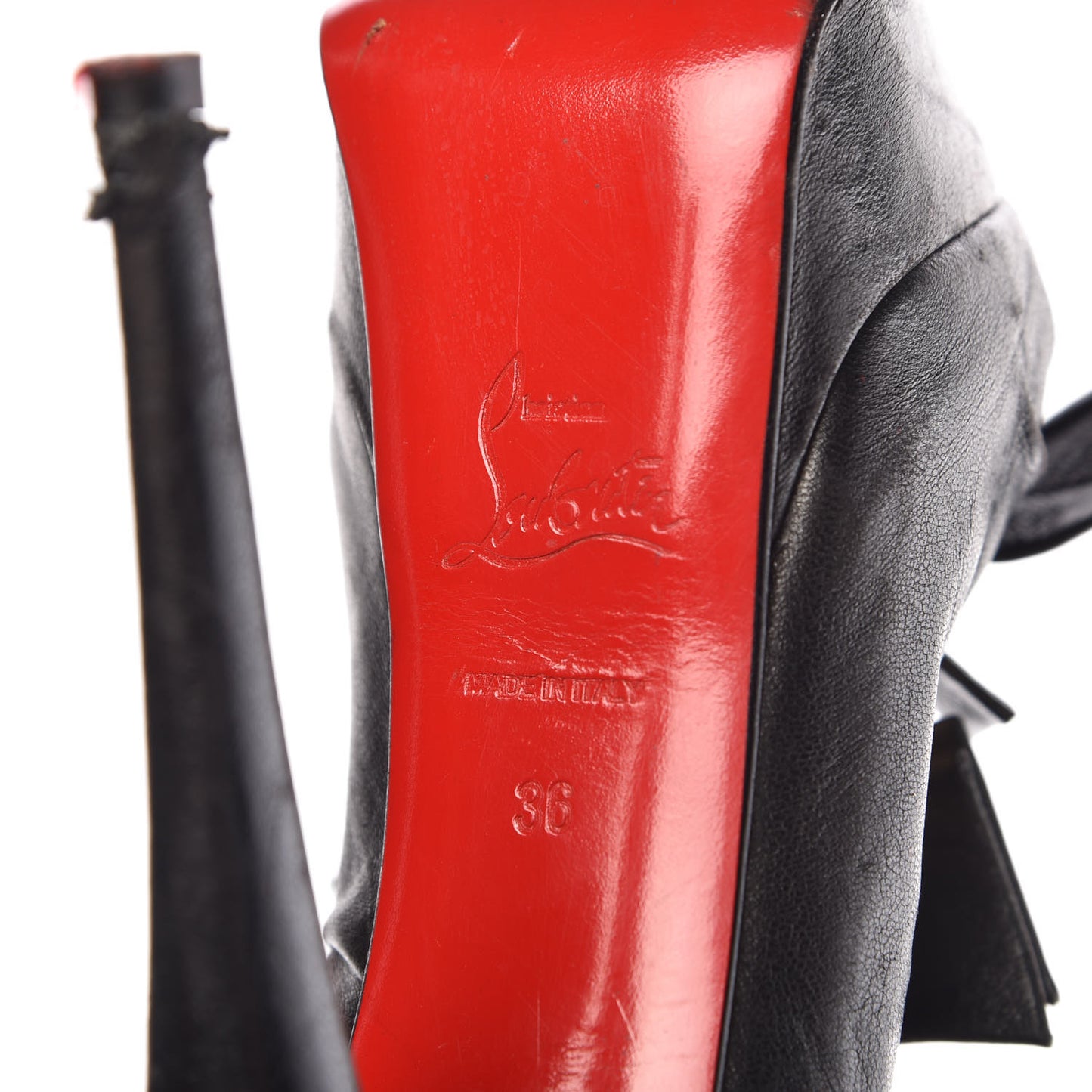 Nappa Madame Butterfly Booty 150 Ankle Boots 36 Black