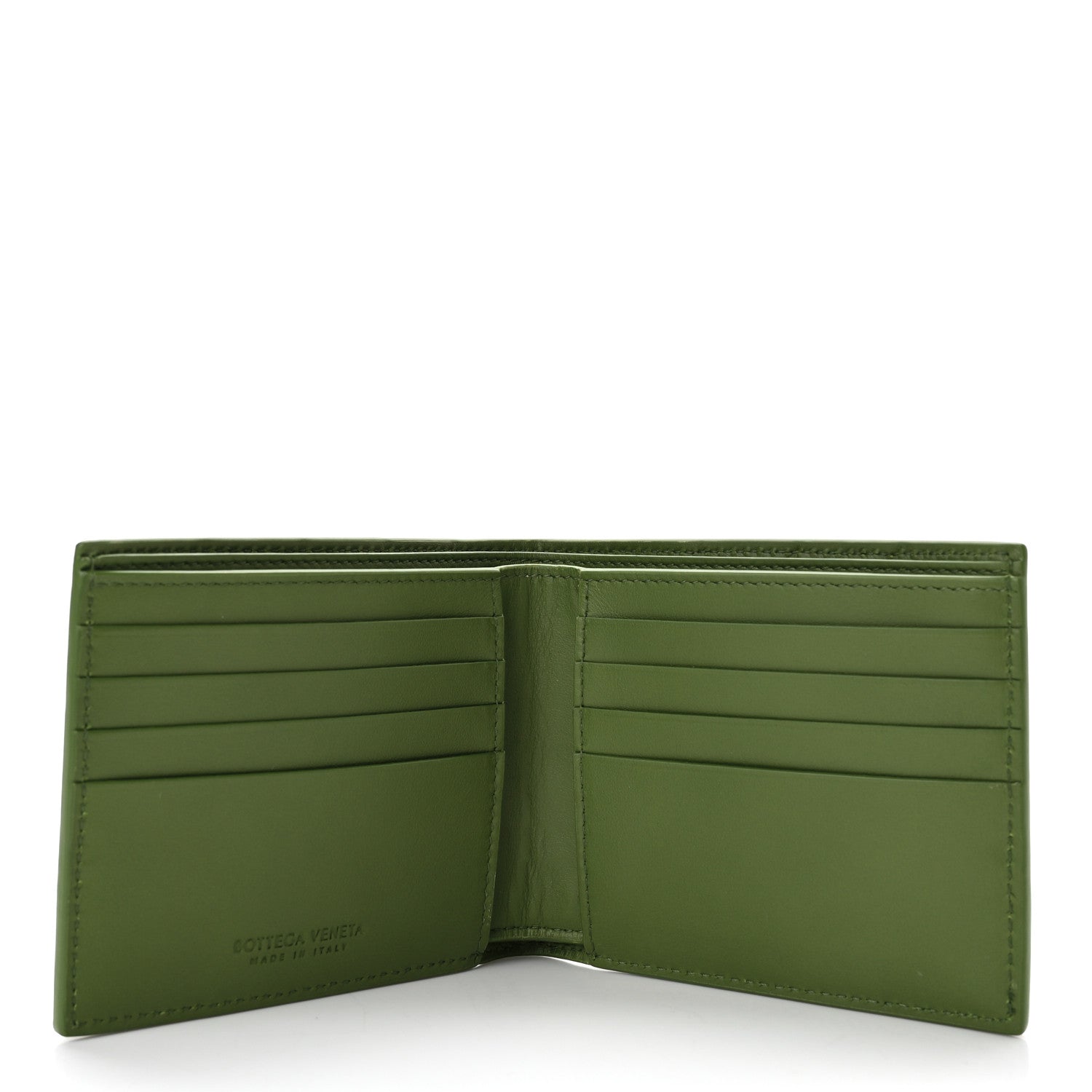 Bottega Veneta Nappa Intrecciato Bi-Fold Wallet Avocado 5 of 7