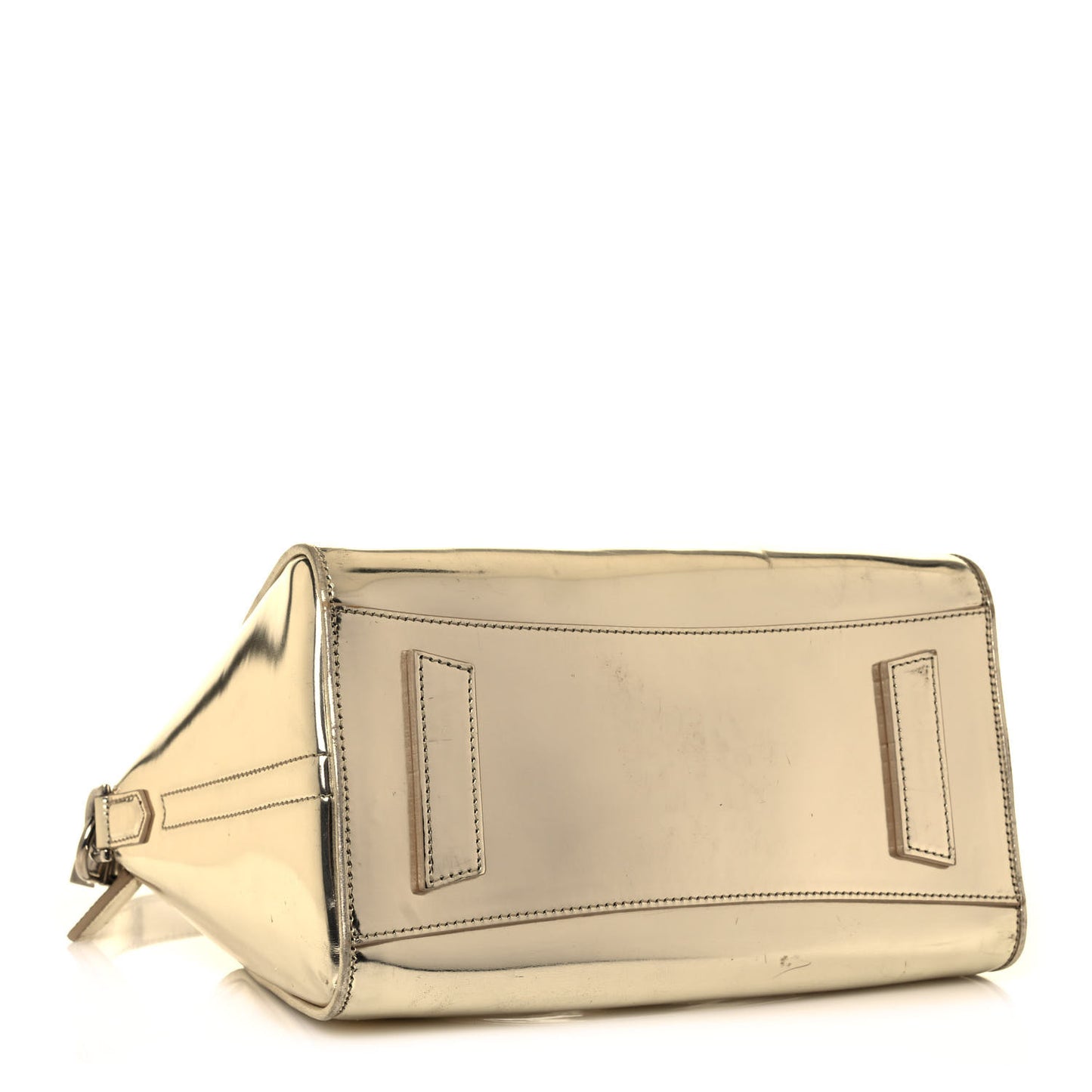 Metallic Calfskin Medium Antigona Gold