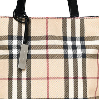 Burberry Small House Check Tote 8 of 10