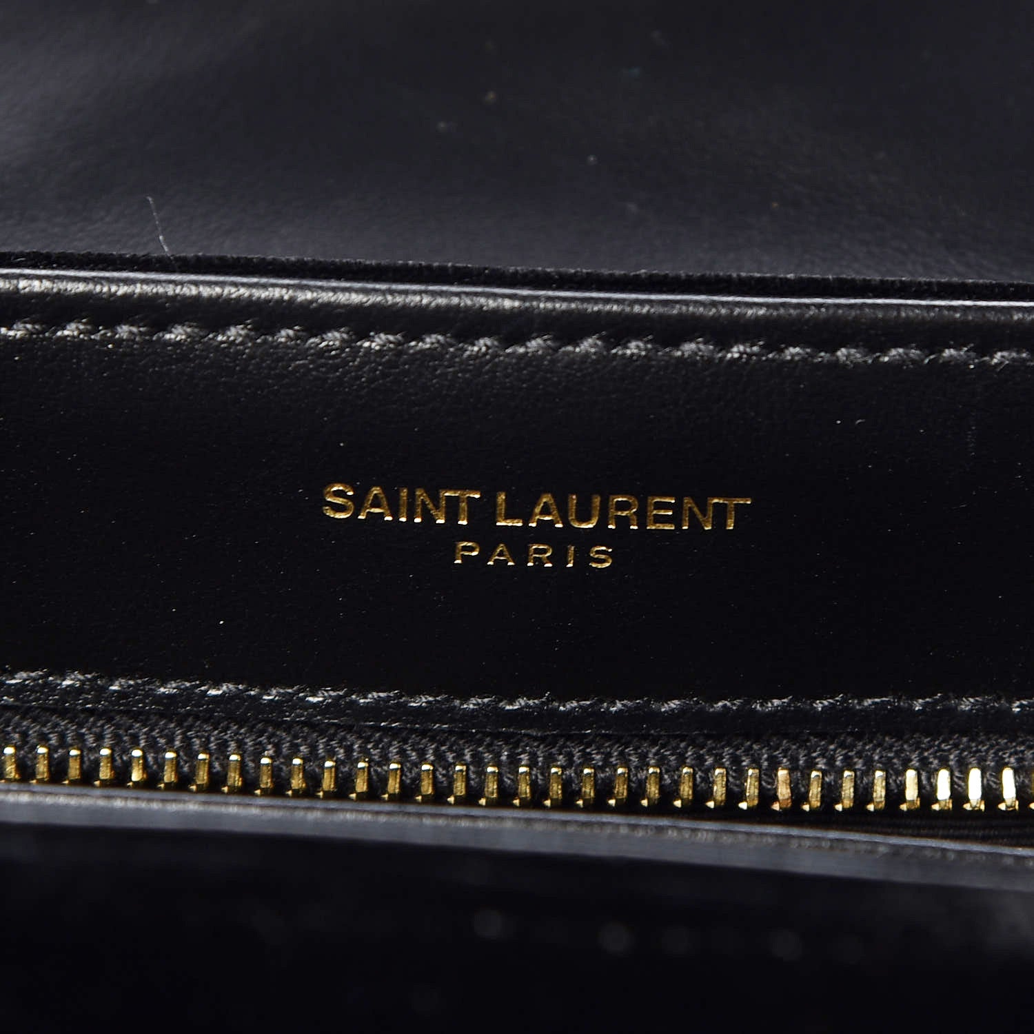 Saint Laurent Velvet Y Quilted Monogram Toy Loulou Crossbody Bag Black 8 of 12