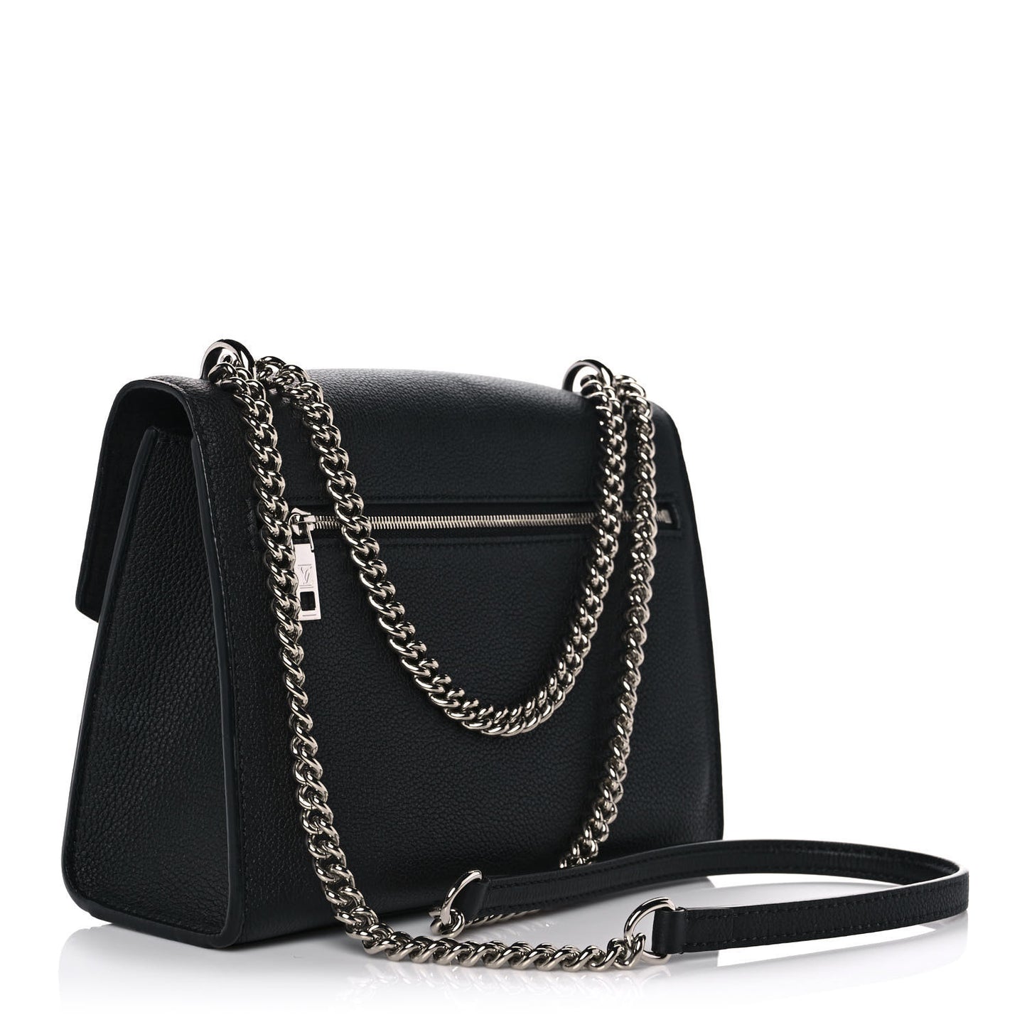 Soft Calfskin Mylockme Chain Bag BB Black