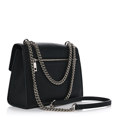 Louis Vuitton Soft Calfskin Mylockme Chain Bag BB Black 3 of 10