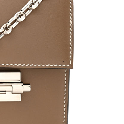 Hermes Tadelakt Mini Verrou Chaine Bag Etoupe 8 of 12