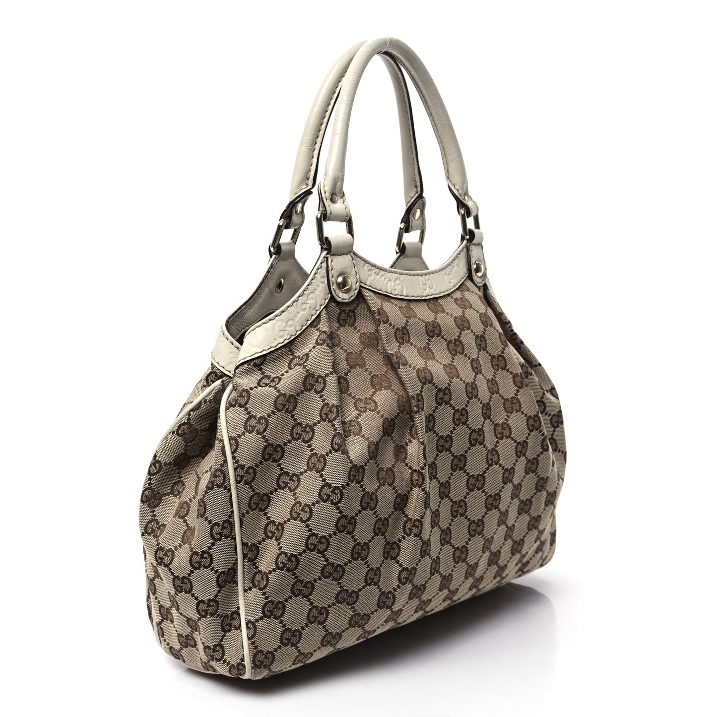 Monogram Medium Sukey Tote Off White