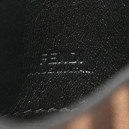 Fendi Fabric Jacquard FF 1974 Nano Baguette Charm Tobacco Moro Black 6 of 13