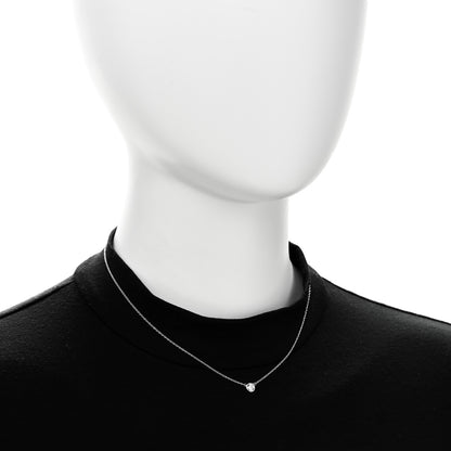 Tiffany Platinum Diamond .24ct Elsa Peretti Diamonds by the Yard Pendant Necklace 2 of 5