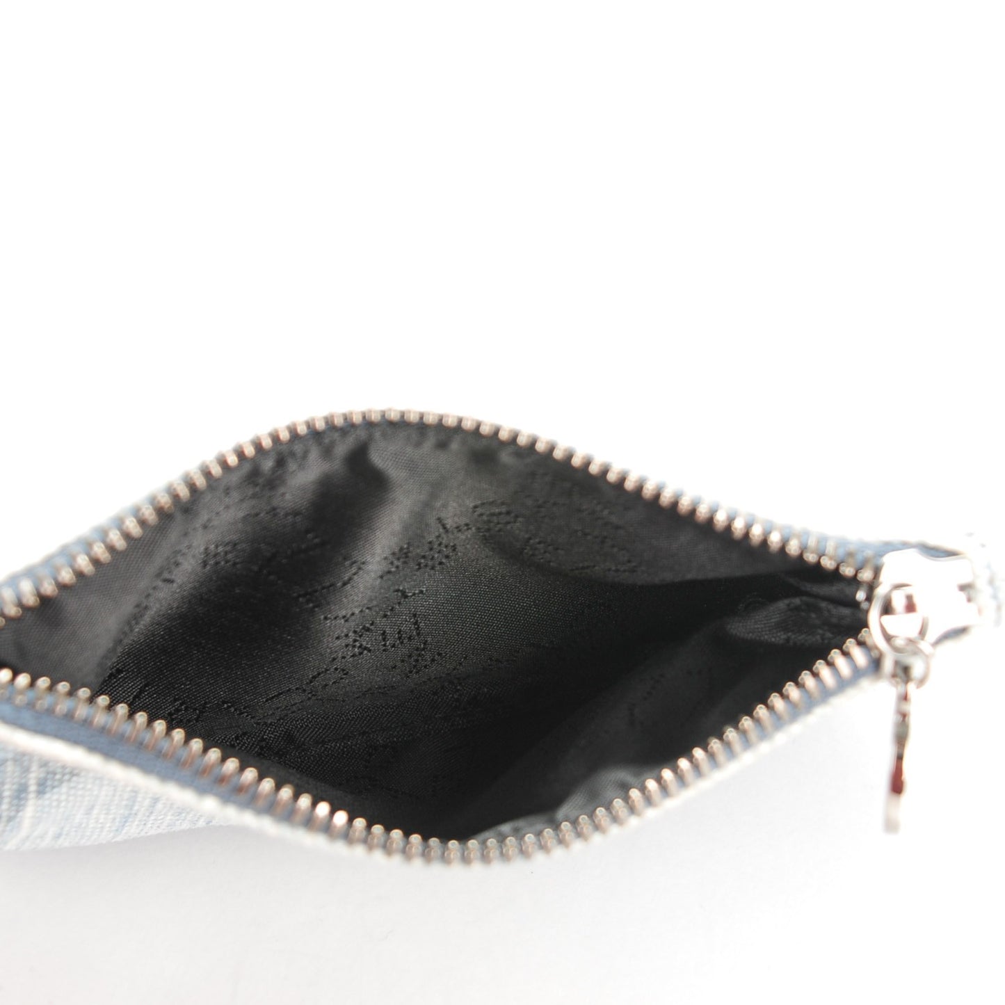 Denim Camo Print Big Falabella Tote Pale Blue