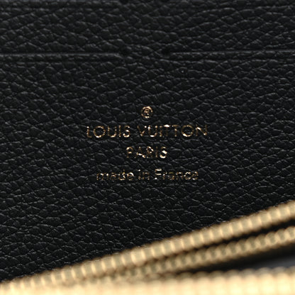 Louis Vuitton Empreinte Clemence Wallet Black 6 of 6