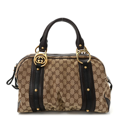 Gucci Monogram Medium Interlocking Icon Tote Dark Brown 1 of 10