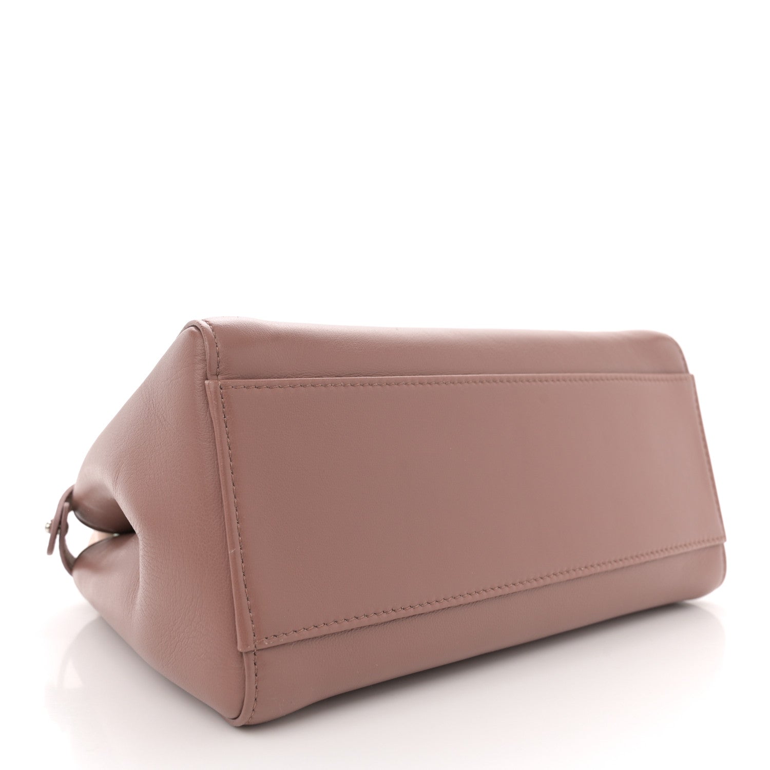 Fendi Nappa Colorblock Mini Peekaboo Iconic Satchel English Rose Plaster Oxigen 4 of 11