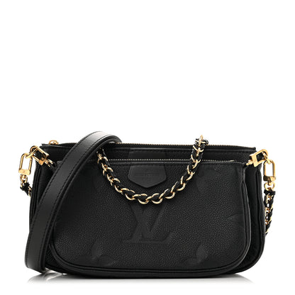 Louis Vuitton Empreinte Monogram Giant Multi Pochette Accessories Black 1 of 12