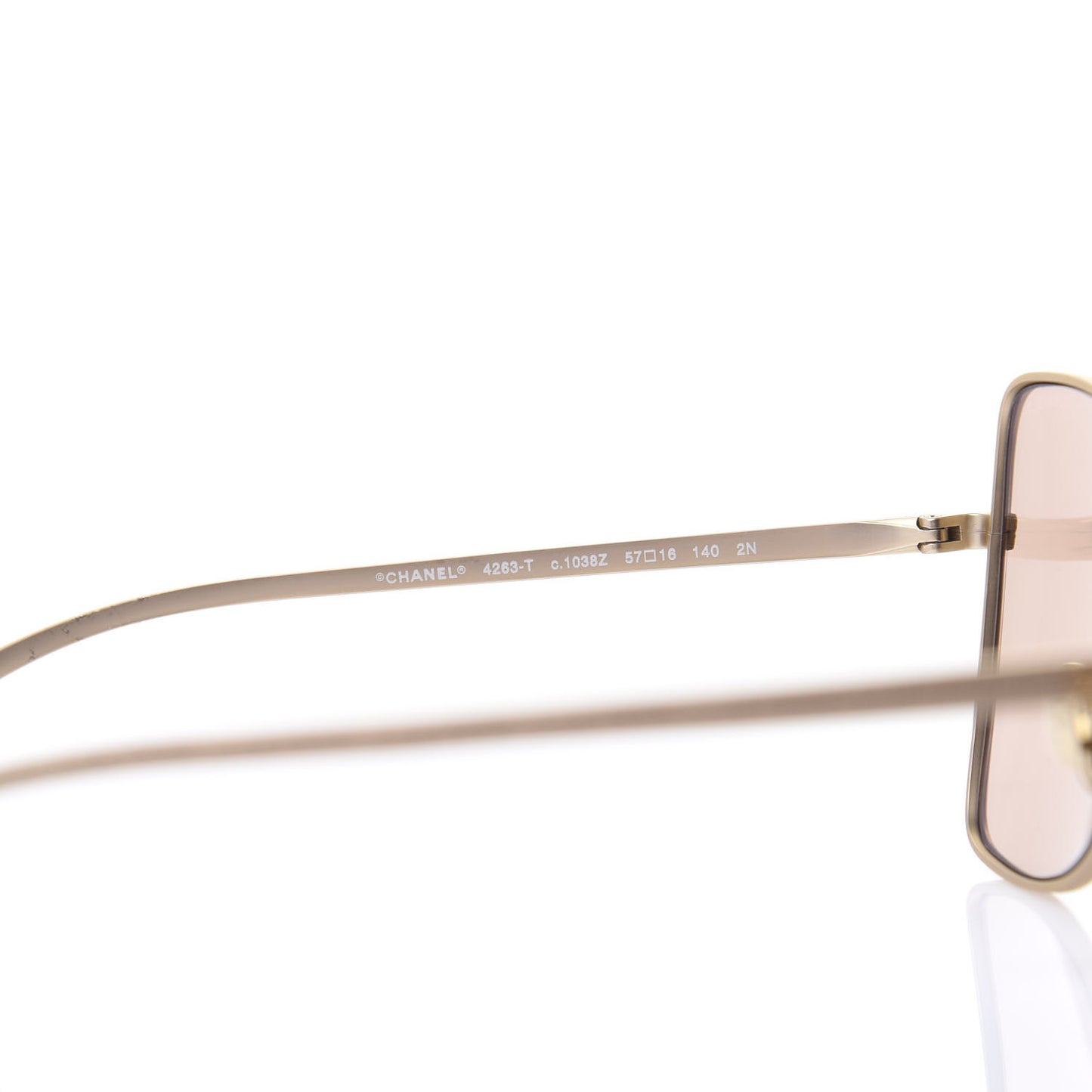 Metal Butterfly Sunglasses 4263-T Gold Pink