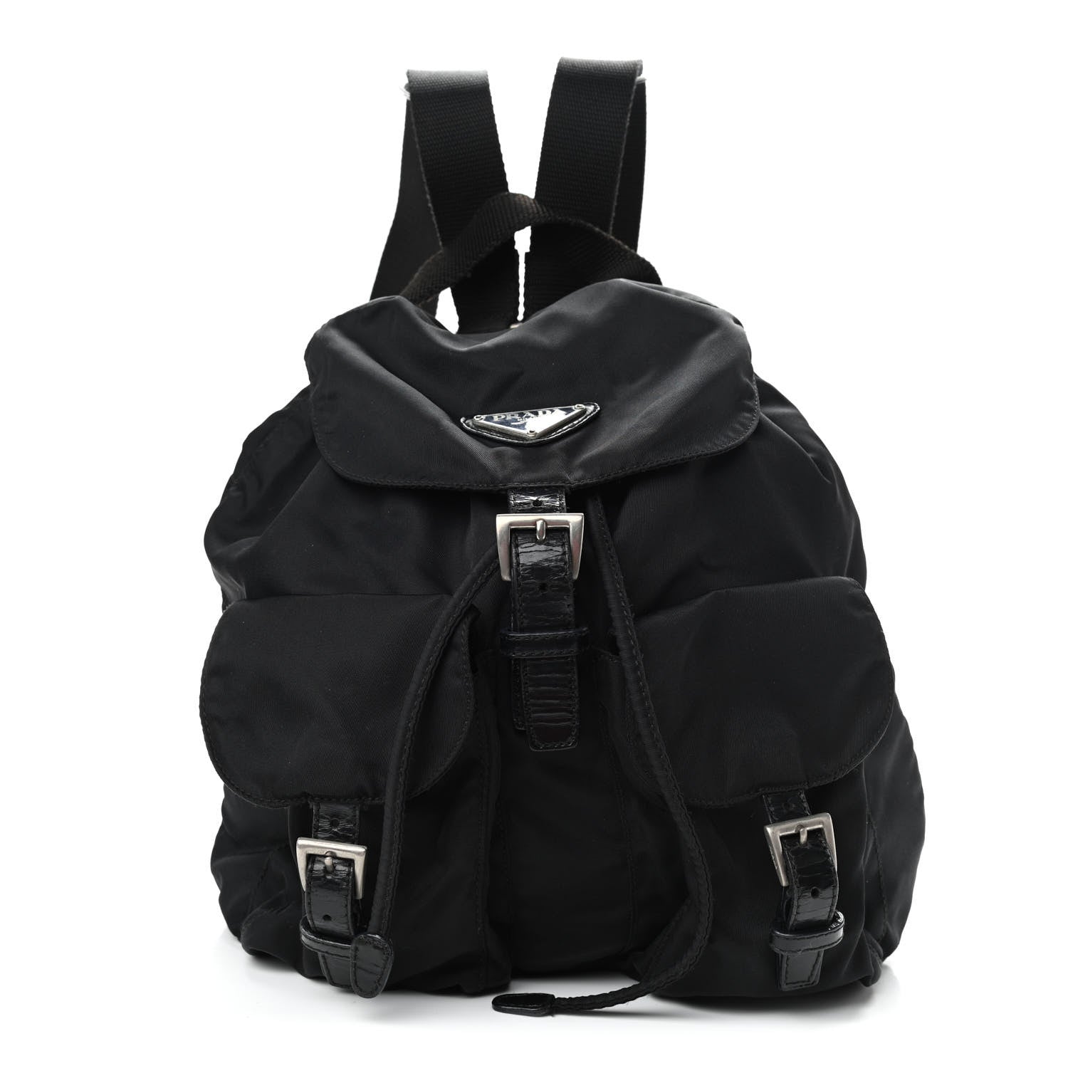 Prada Nylon Vela Medium Backpack Black 1 of 12