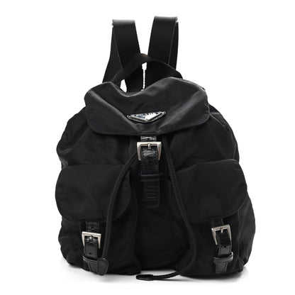 Prada Nylon Vela Medium Backpack Black 1 of 12