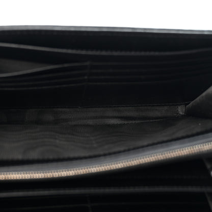 Gucci Calfskin Matelasse Aria GG Marmont Chain Wallet Black 5 of 13