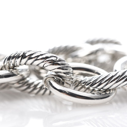 David Yurman Sterling Silver 17mm Extra Large Oval Link Bracelet 5 of 6