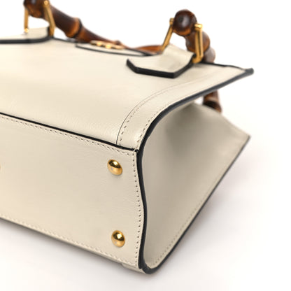 Gucci Wonka Grain Calfskin Mini Diana Tote Bag Mystic White 9 of 10
