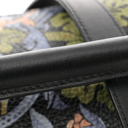 Loewe X WILLIAM MORRIS Calfskin Puzzle Bag Black Multicolor 11 of 12