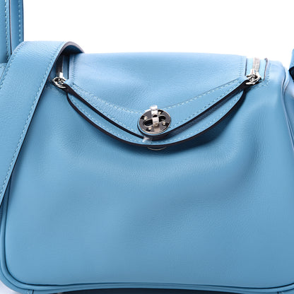 Hermes Swift Mini Lindy 20 Bleu Du Nord 7 of 10