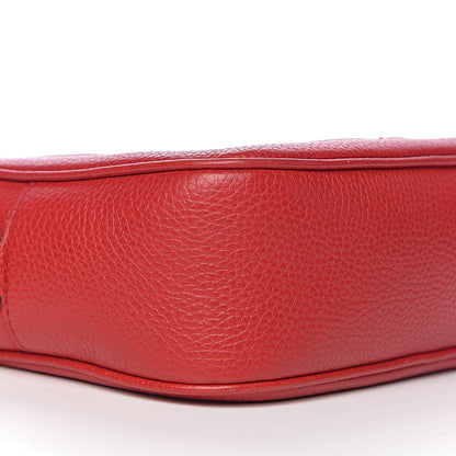 Gucci Pebbled Calfskin Small Soho Disco Bag Tabasco Red 10 of 13