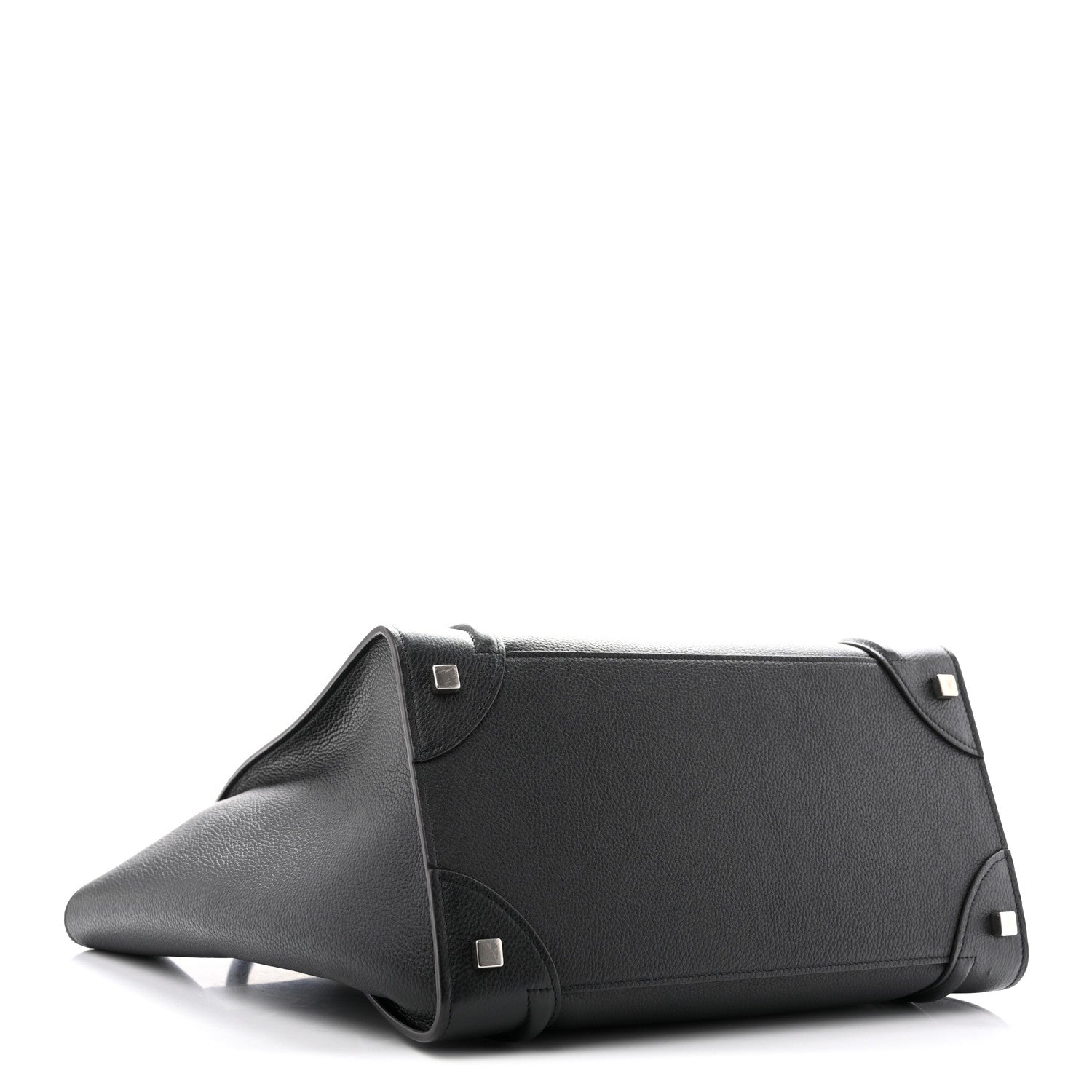 Celine Drummed Calfskin Mini Luggage Black 4 of 11
