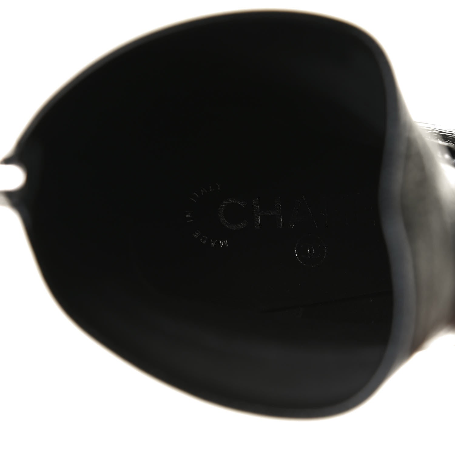 Chanel Shiny Crumpled Calfskin CC Cap Toe Short Boots 40.5 Black 10 of 13