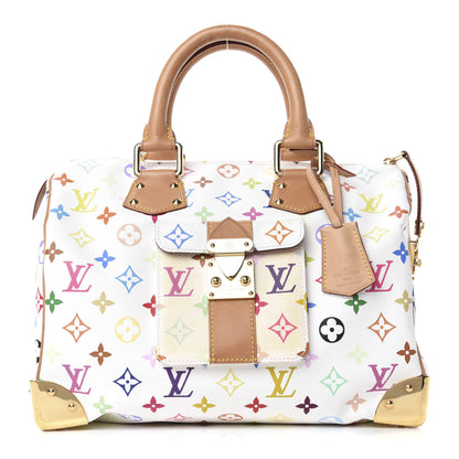Louis Vuitton Monogram Multicolor Speedy 30 White 1 of 10