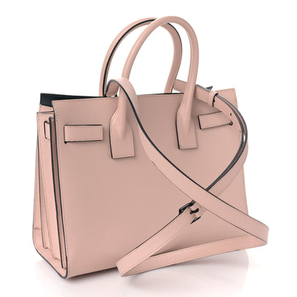Saint Laurent Smooth Calfskin Baby Sac De Jour Pale Pink 3 of 9